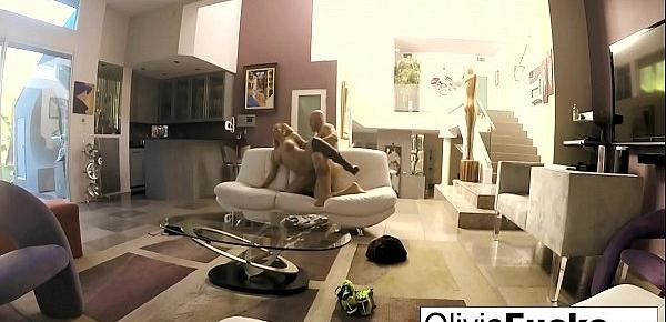Hidden camera fucking with Olivia Austin and Derrick